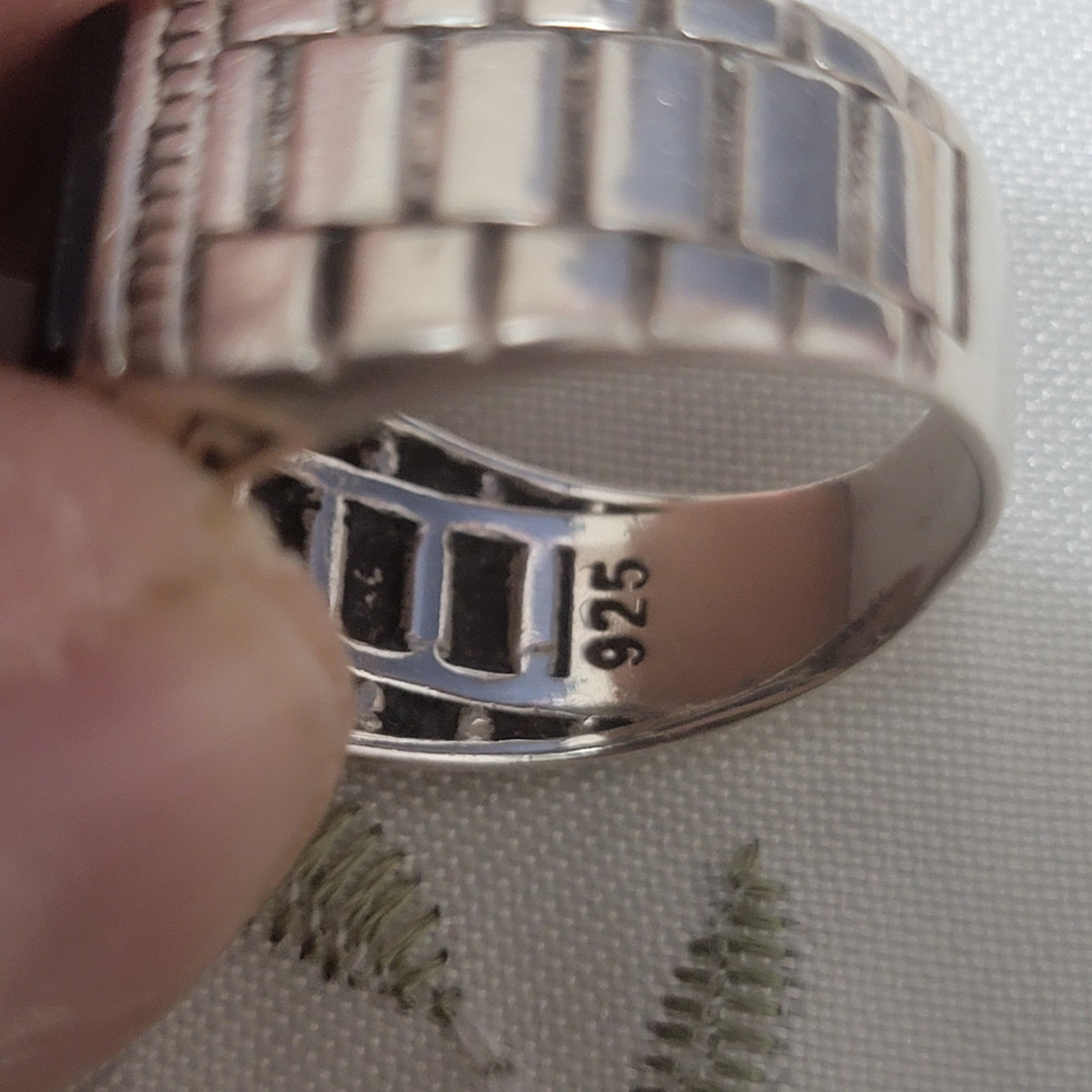 Onyx Stone Watch Strap Design Solid 925 Sterling … - image 8