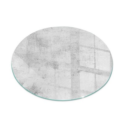 Anti-Funken Glas Schutzplatte Für Kamin & Ofen Textur von Rohbeton fi100 cm