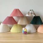 DIY Pleated Lampshade Table Lamp,Wall Lamp,Floor Lamp,Chandelier Cloth Cover