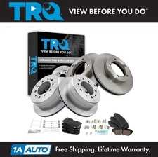 TRQ Front & Rear Brake Pad & Rotor Kit Ceramic Fits 98-07 Land Cruiser LX470