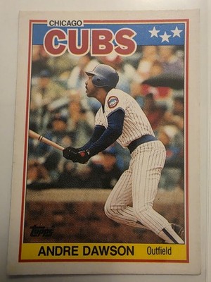 Andre Dawson Cubs 1988 Mini Trading Card #20