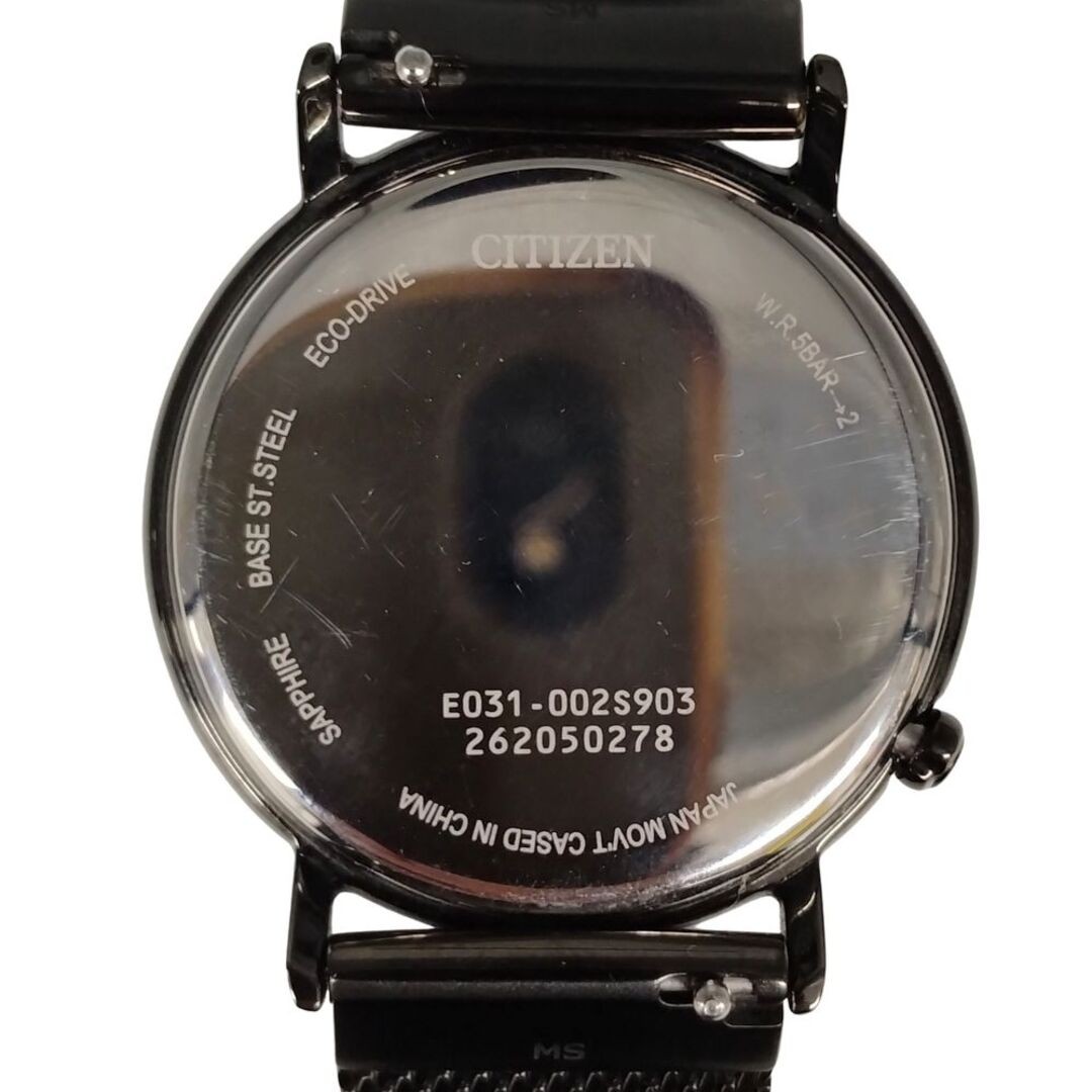 Citizen El Anviluna Eco Drive Women's Watch Black Used Japan From Japan image 4