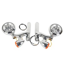 LED Zusatzscheinwerfer & Blinker Set (Lightbar) für Harley Touring (1997-2024)