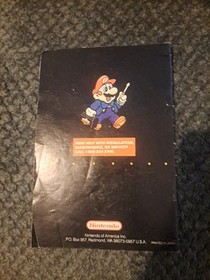 Vintafe 1992 Super NES Super Scope SNES Super Nintendo Instruction Manual Only