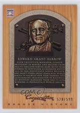 2012 Panini Cooperstown Bronze History 520/599 Ed Barrow #96 HOF 0d8