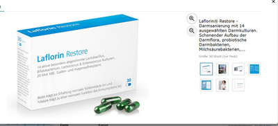 Laflorin Restore - 14 hochdosierte natürliche Bakterienkulturen, 20 Mrd. KBE