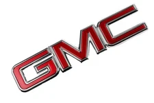 New OEM Factory 2018-2021 GMC Terrain Rear Red Chrome Liftgate Tailgate Emblem