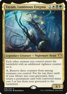 Magic/MTG Tayam, Luminous Enigma C20-16 Mythic Englisch NM Foil