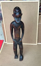 VINTAGE Toma Ancestor Figure - Poro Society Male Sculpture (25")