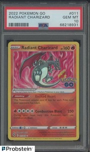 Radiant Charizard Pokemon Go Psa 10 | eBay