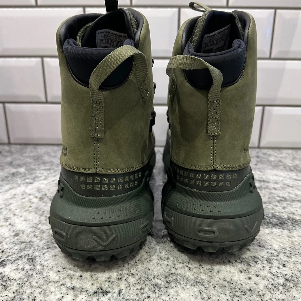 Botas impermeables Under Armour HOVR Raider WP verde oliva para hombre talla 9,5 Foto 2 de 4