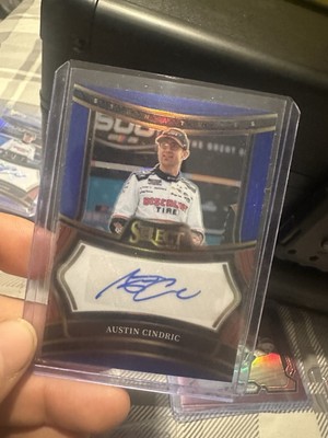 Austin Cindric 2025 Panini Select Blue Auto 63/99