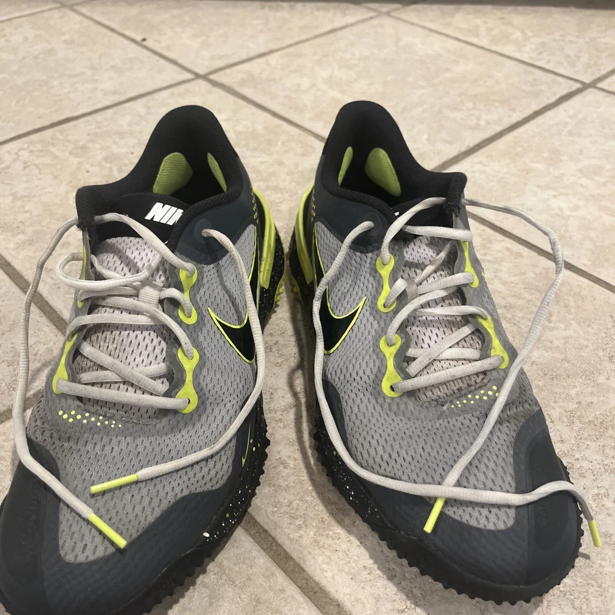 Nike Alpha Huarache Elite 3 Turf Light Smoke Grey Black for Sale