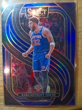 2024-25 Select Karl-Anthony Towns Premier Light Blue Prizm #114 /299 Knicks