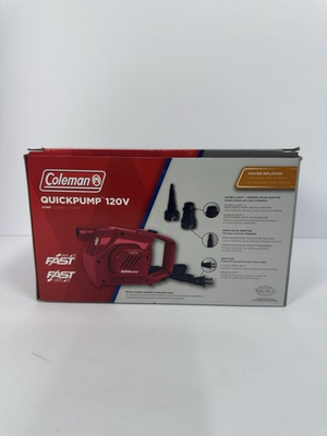 #ad #ad Coleman Quick Air Pump 120V Electric Inflate Deflate Fast Airbeds Camping Gear $23.00