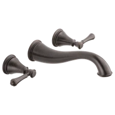 Delta Cassidy T3597LF-RBWL Wall Mount Bathroom Faucet Trim - Slight Wear