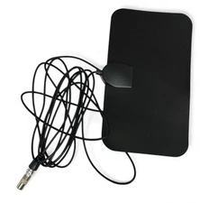 Indoor HDTV Flat Digital TV Antenna – Long Cable, 4K/HD Ready, Black