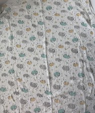 Aden  Anais Ellie Elephant Bird Swaddling Cotton Muslin Baby Blanket 40  X 38  