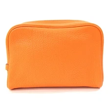Hermès Truth Victoria PM Pouch, Orange, Taurillon Clemence Leather, □L Stamp,