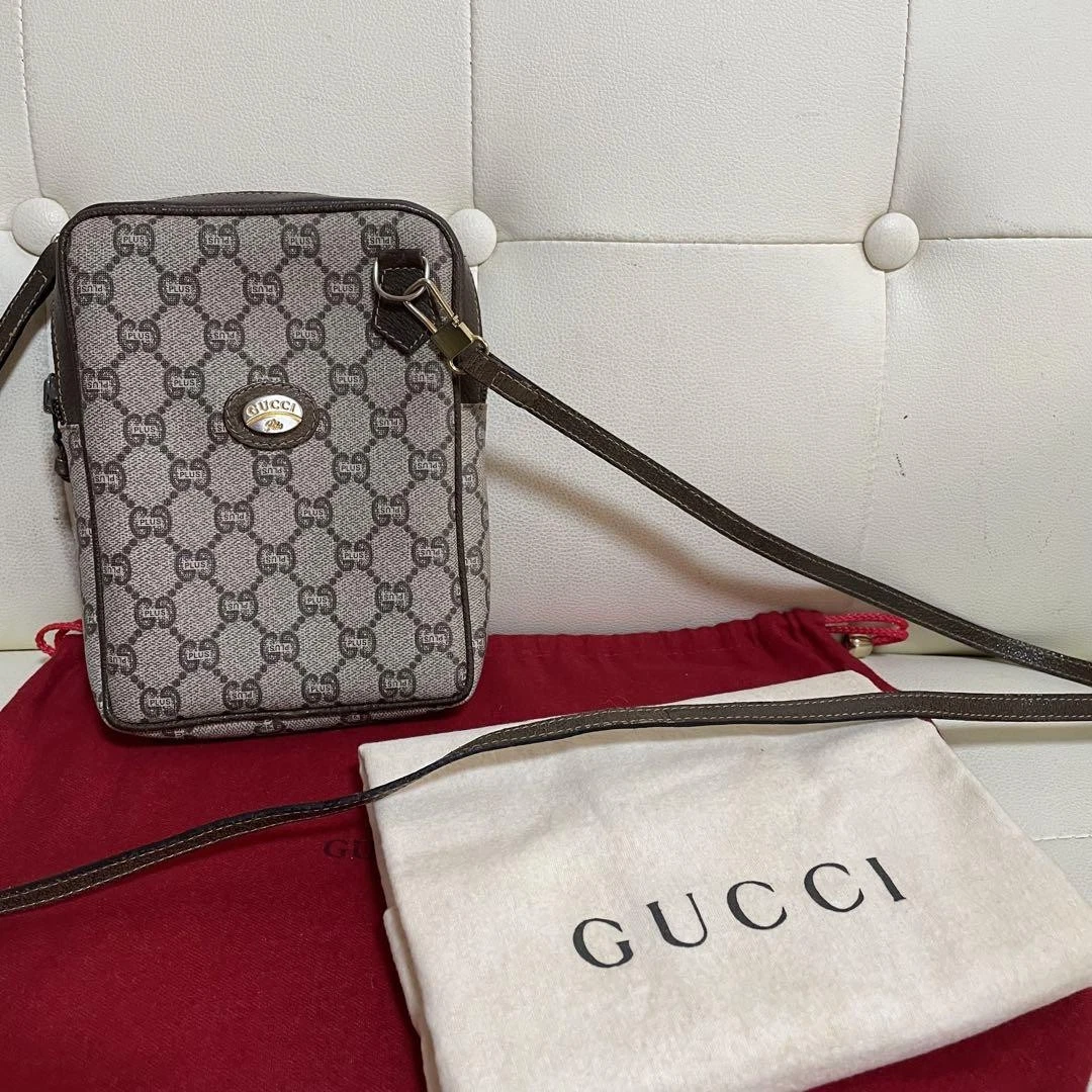 Gucci vintage mini sac à bandoulière plus toile enduite bandoulière sac à main créateur