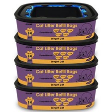 Cat Litter Refill Bags Cartridge with Genie Litter Standard, Plus, XL and XL ...
