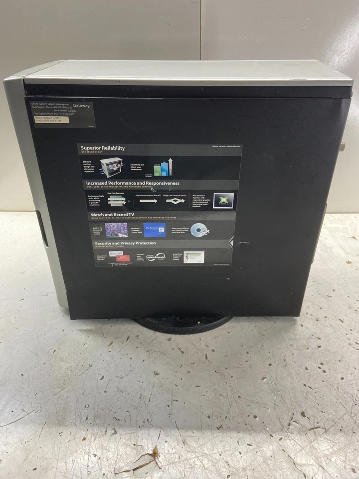 Gateway GT5014 Intel Pentium D 2.80GHz 1GB NO HDD - Image 4 of 4