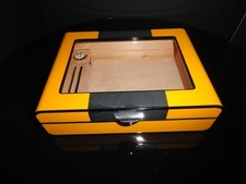 Traveler Cigar Humidor  10-15 count  Measures 9.5" L x 7.5" W x 2.5" H  NIB