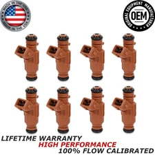 OEM New 8x Bosch Fuel Injectors Fits 2000-2008 Mercedes-Benz CLK500 E500 5.0L V8