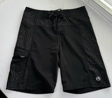 Ocean Current Black Men s Swim/Board Shorts Sz 30