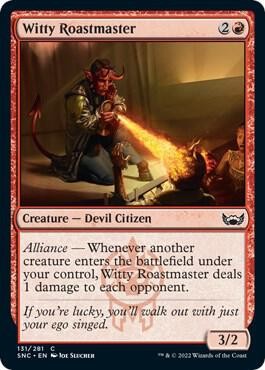 1x Witty Roastmaster - Streets of New Capenna - NM  -  MTG