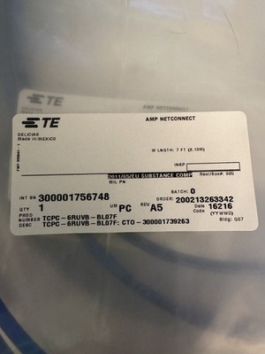 23 NEW-COPPER PATCHCORD, CAT 6, COMMERCIAL, MODCORD CAT6 BLUE 7 