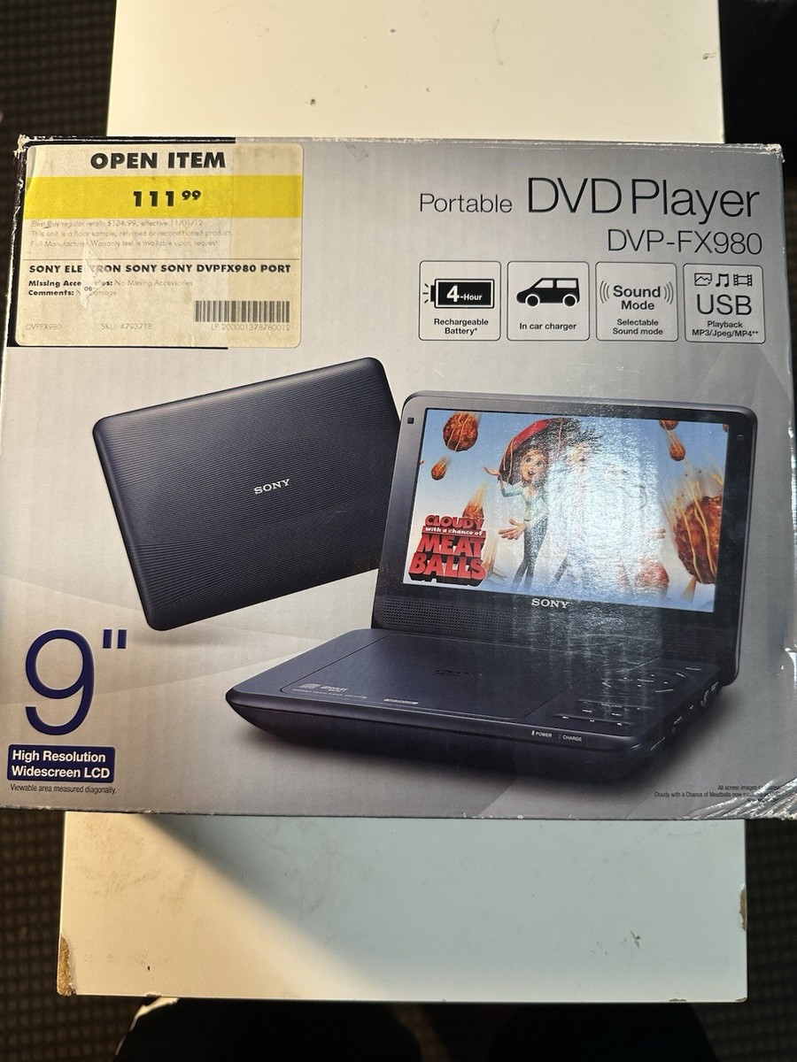 Sony DVP-FX980 Portable DVD Player with Screen (9