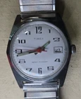 Timex SPRITE 1977 Mechanical watch 24570-02577 runs Gr8 hands 31 mm new crystal?