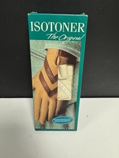 ISOTONER The Original Leather Detailing One Size Gloves-Vintage White With Box