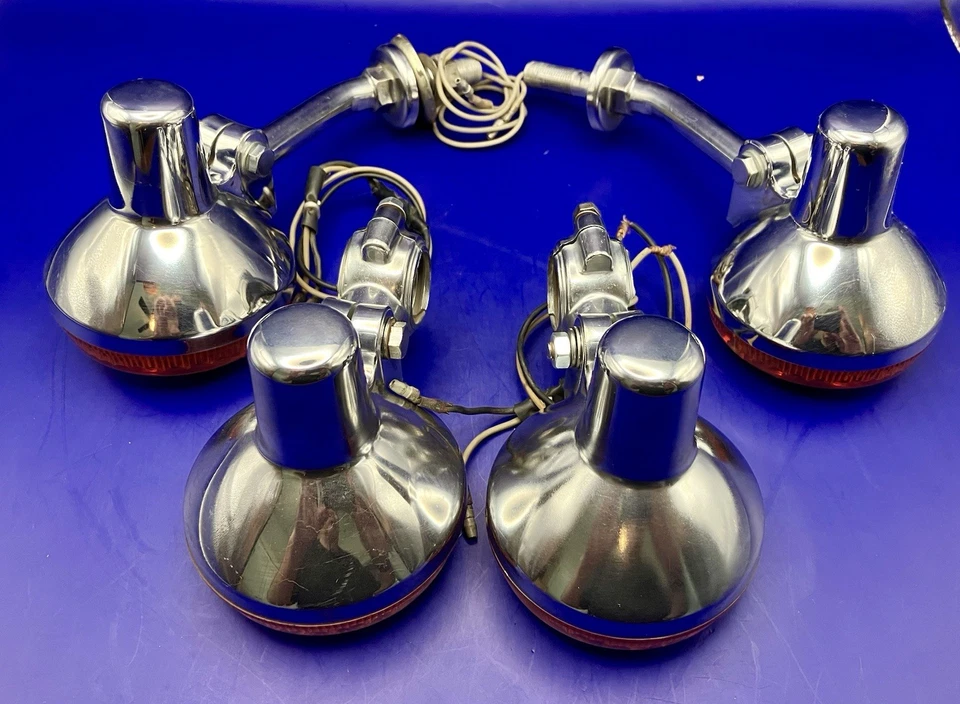 Juego de intermitentes delanteros y traseros Kawasaki F6 F7 F9 F11 G5 KE ¡Hermosa forma! - JB7 Foto 2 de 4