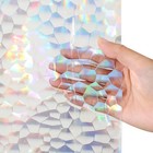 Holographic Shower Curtain Liner 36x72 Inches Waterproof PEVA with Grommets