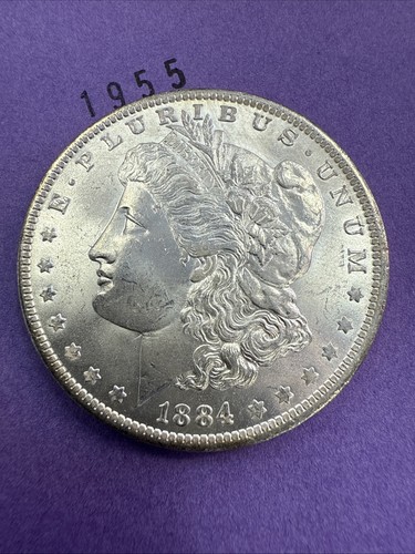 1884 O Morgan Silver Dollar US $1 90% Silver Coin Uncirculated