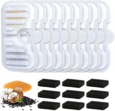 9 Set Cat Water Fountain Filter Replacement for PETLIBRO Dockstream PLWF005