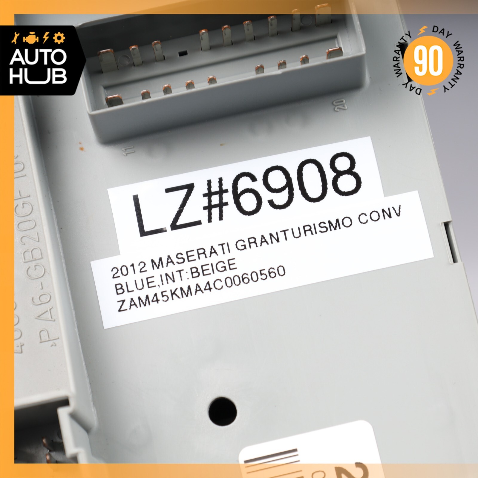 08-19 Maserati GranTurismo M145 4.7L Front Relay Fuse Box 245788 OEM