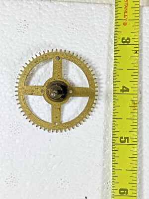 Ingraham (Stamped 11 20) Clock Movement Strike Side 4th Wheel