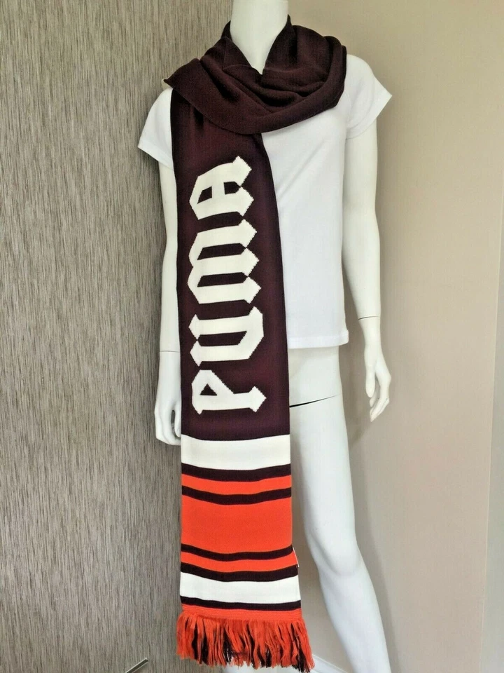 FENTY X PUMA EXTRA LONG KNITTED VARSITY SCARF DOUBLE LAYERED BRAND NEW - Image 4 of 4