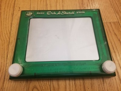 Etch a Sketch Magic Screen Green Ohio Art Company The World of Toys | eBay