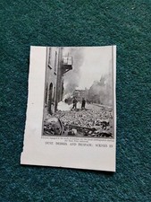 A3g Ephemera 1916 ww1 Picture Ireland revolt fireman at work  Dublin 