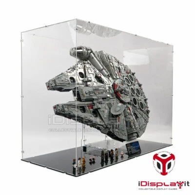 IDISPLAYIT Vetrina acrilica per Lego 75192 UCS Millennium Falcon (On Stand) - NUOVO