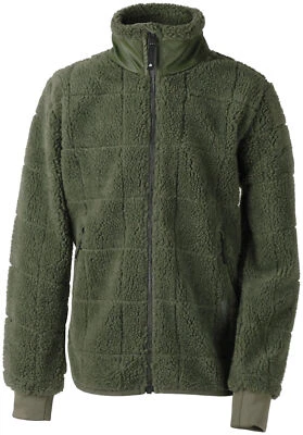 Didriksons Fleecejacke Jacke Bryssel Boy's Youth Jacket dunkelgrün atmungsaktiv - Bild 1 von 4