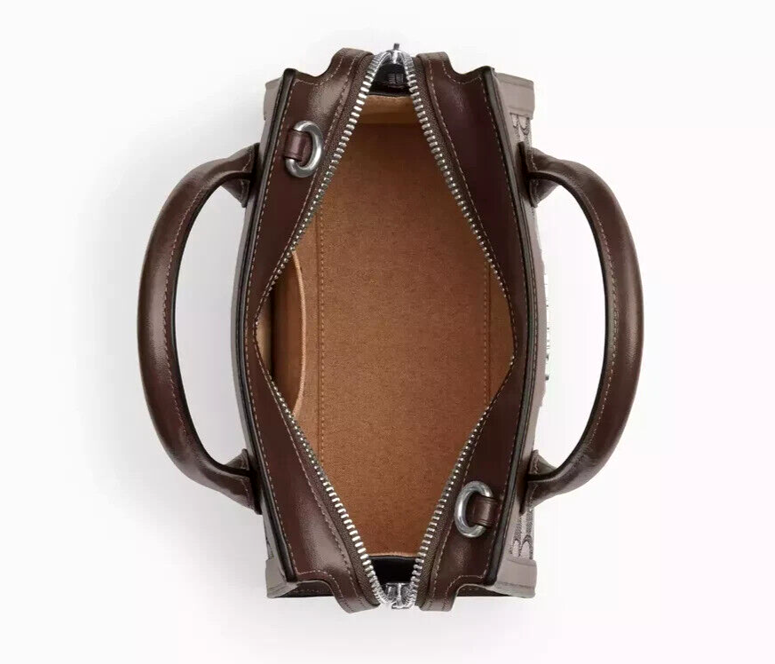COACH Andrea Carryall Bag In Signature Jacquard Oak Maple COACH Andrea Carryall Bag In Signature Jacquard Oak Maple