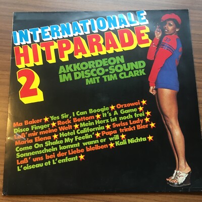 Tim Clark - Internationale Hitparade 2 - LP bellaphon Sexy Cheesecake Cover