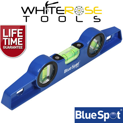 BlueSpot Magnet Gerüstwasserwaage 250 mm Bootsgerüstbauer Wasserwaage 3 Fläschchen