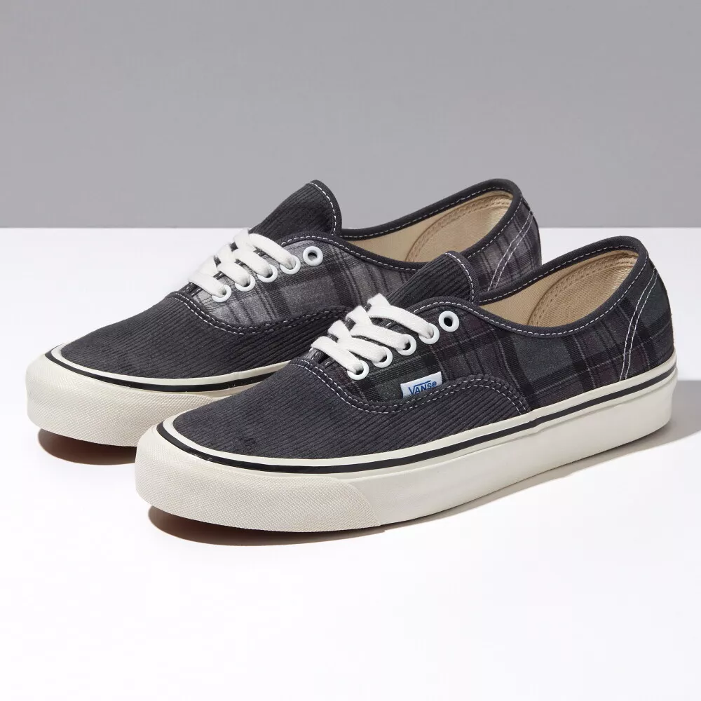 New Vans Authentic 44 DX Anaheim Factory Og Cord/Plaid Asphalt