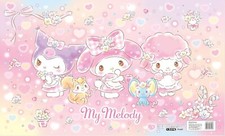   Sanrio My Melody Desk Mat DM-25MM 840 500mm Non-Slip PVC Cork Japan New